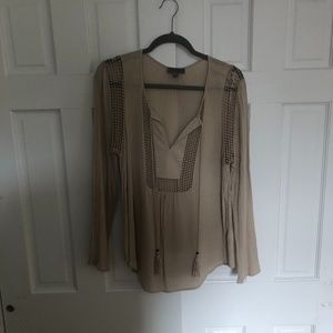 Tan Blouse